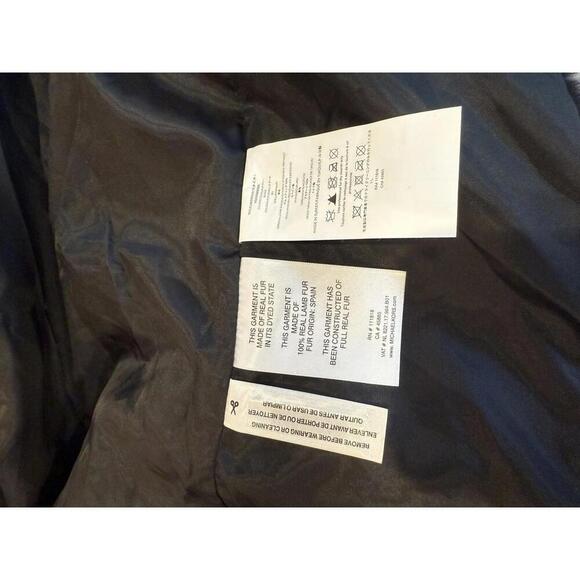 Michael Kors Collection Genuine Lamb Shearling Shawl Collar Coat NWOT - Picture 11 of 15